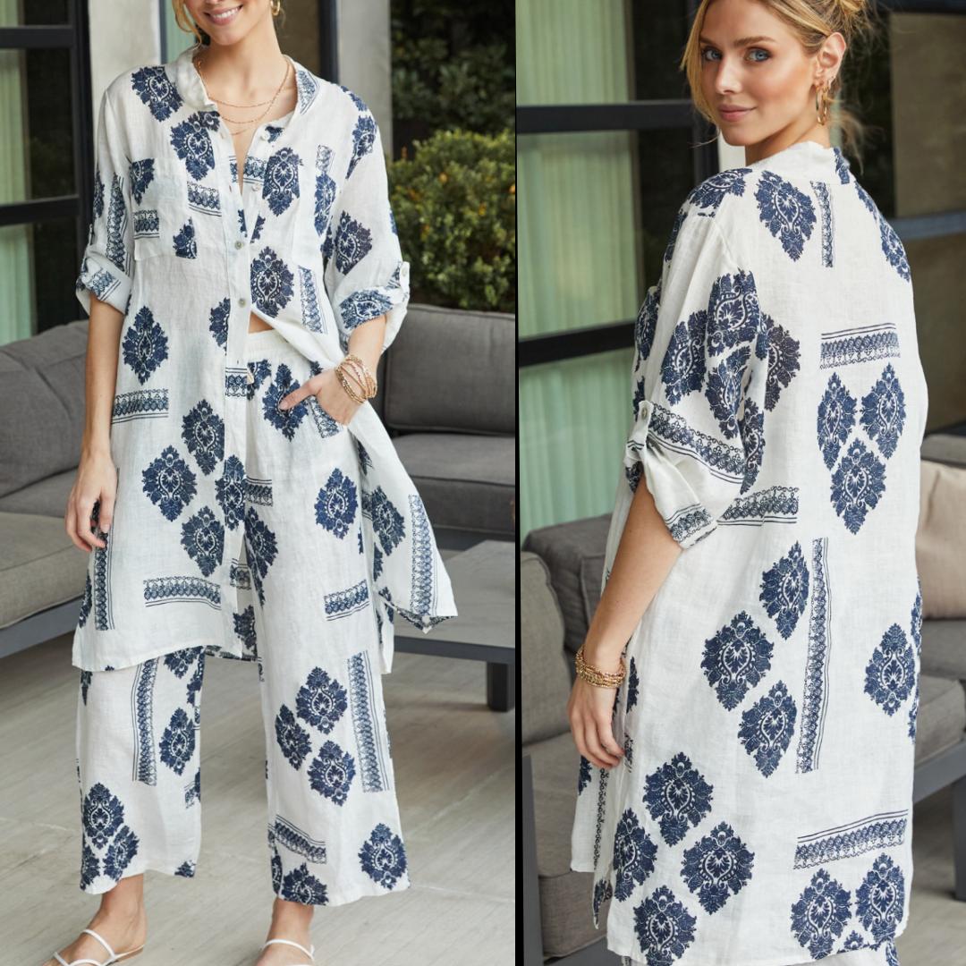 Italian tunic and pants set