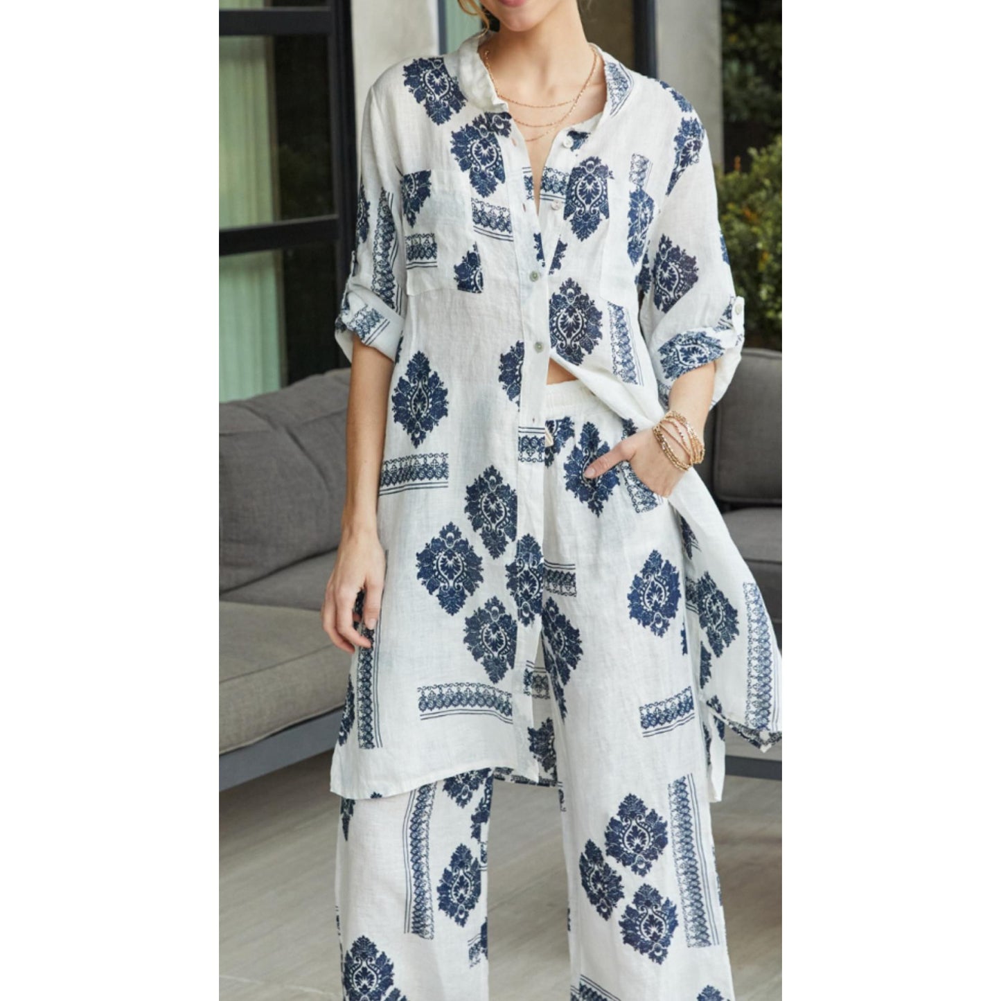 Italian tunic and pants set