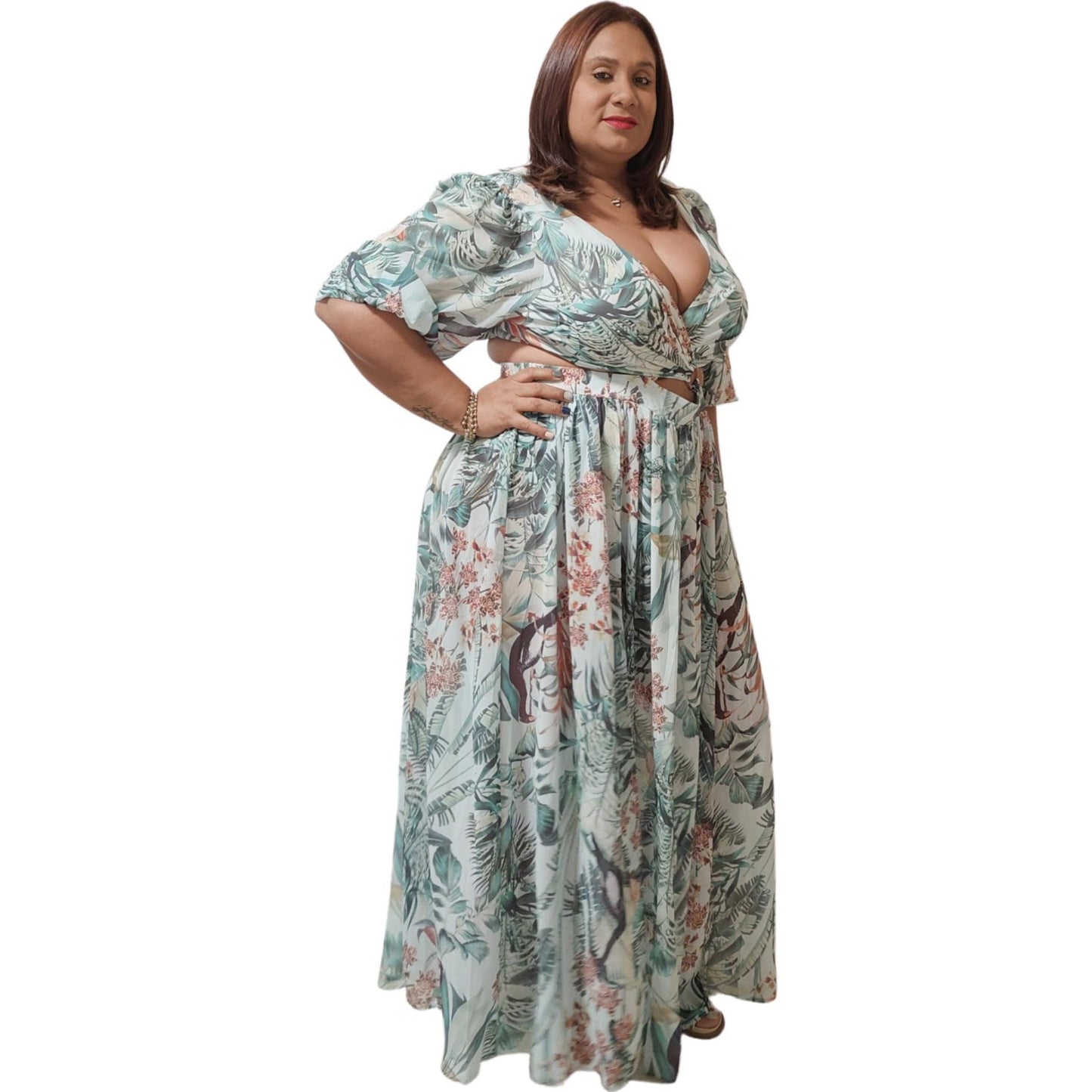 Plus size maxi dress
