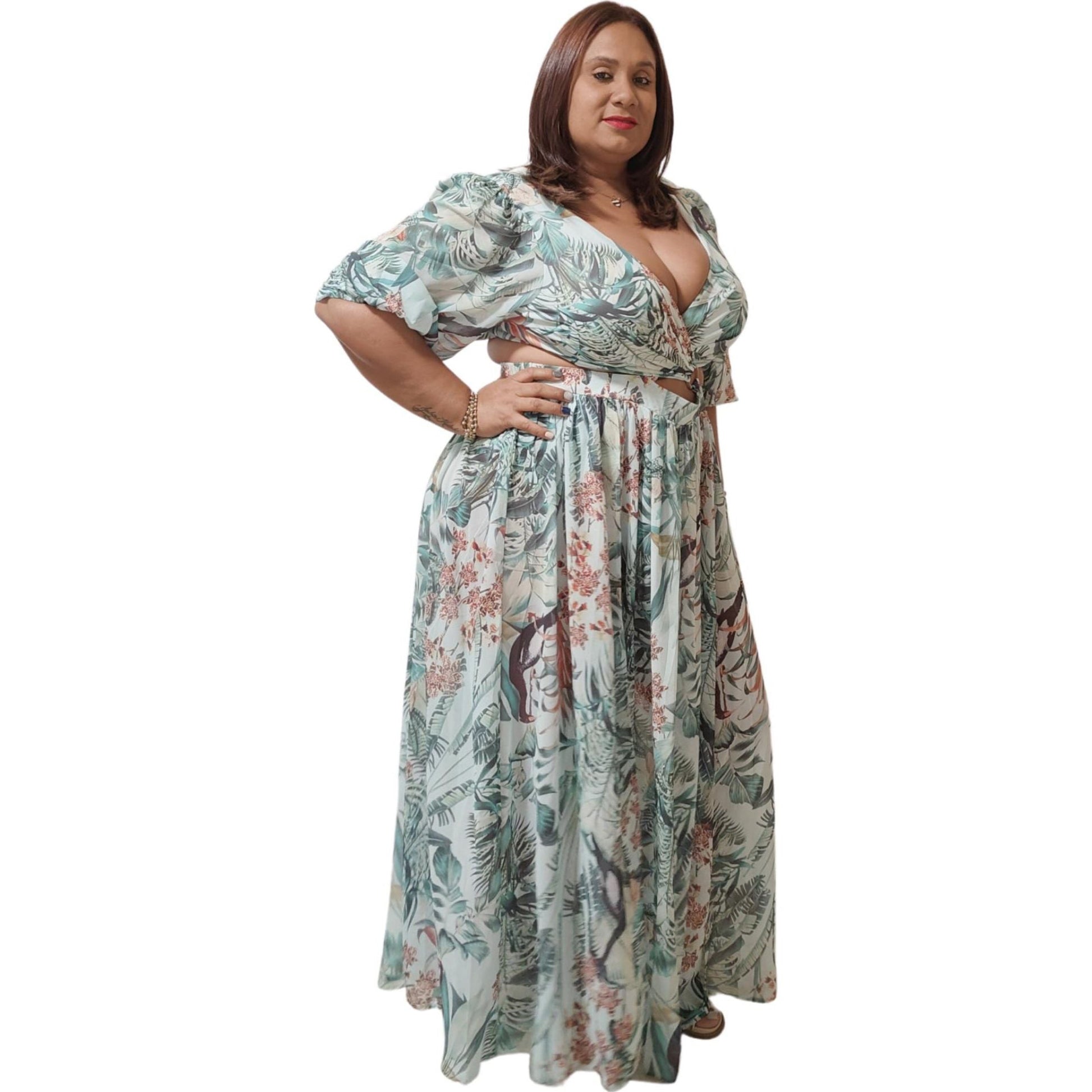 Plus size maxi dress
