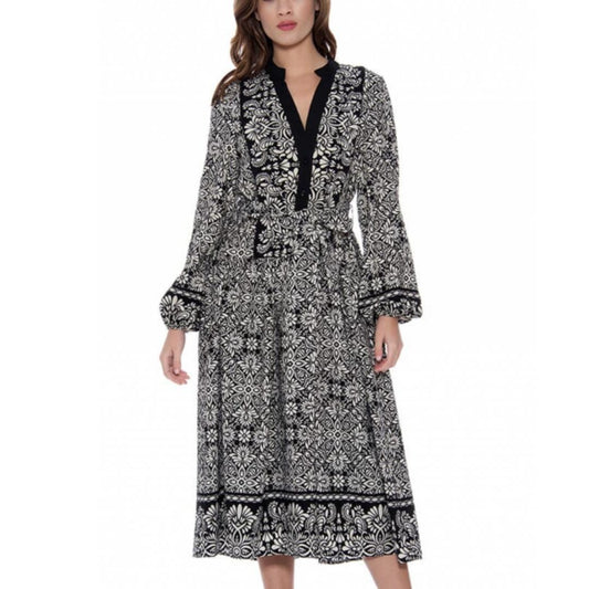 Long sleeves midi dress