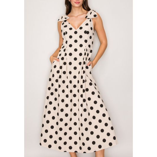 Polka Dots midi dress
