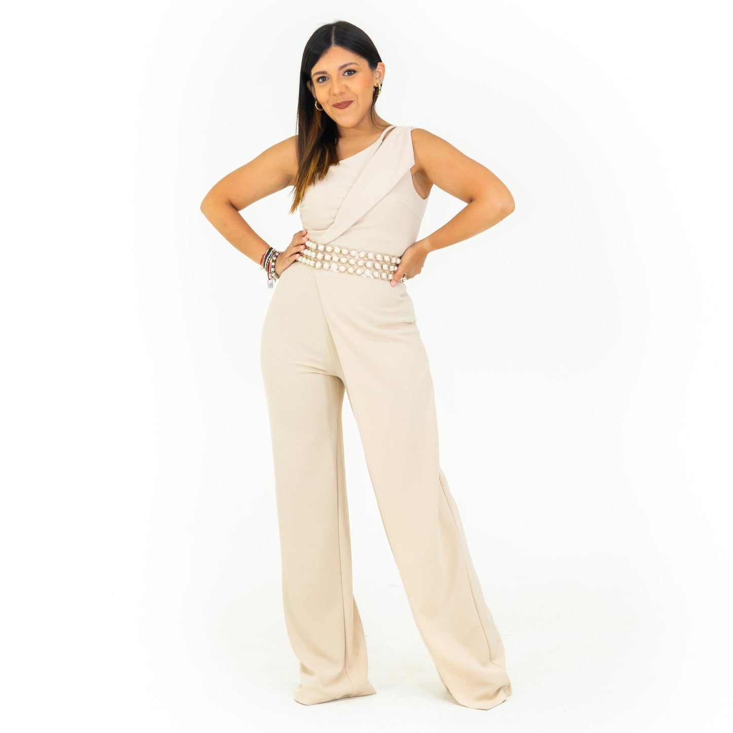 One Shoulder Jumpsuit