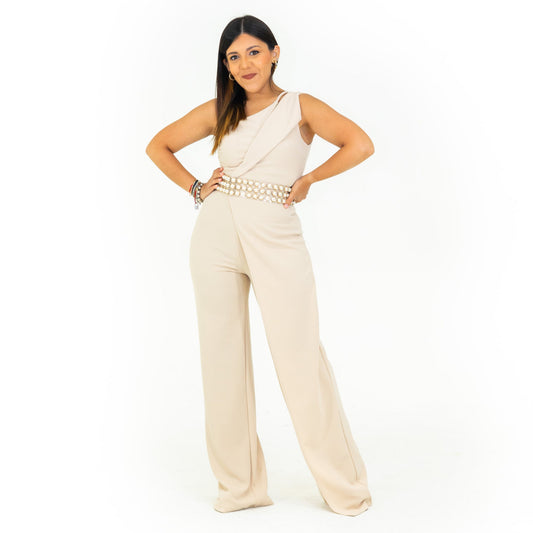 One Shoulder Jumpsuit