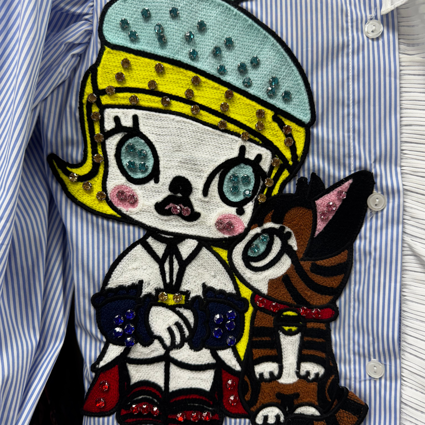 embroidered details