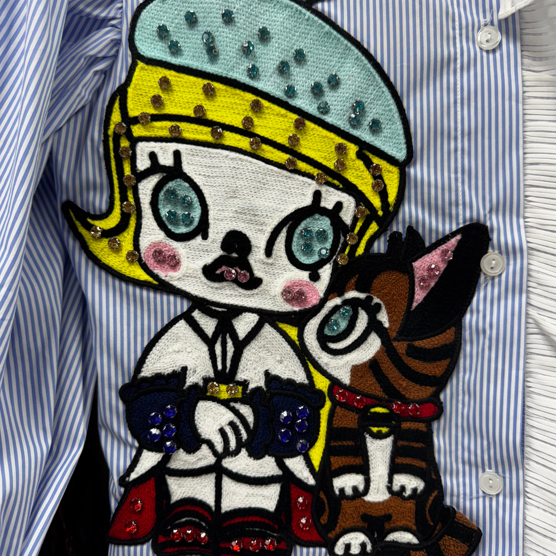 embroidered details
