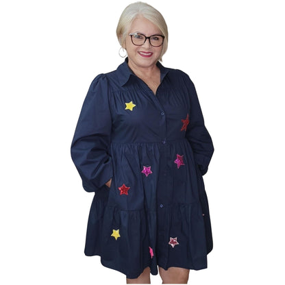 Star mini dress
