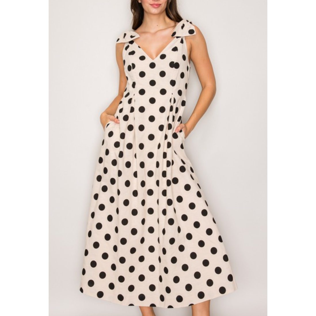 Polka Dots midi dress