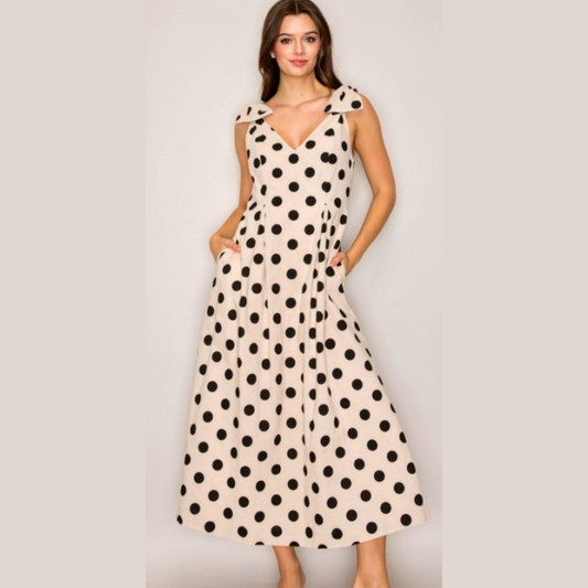 Polka Dots midi dress